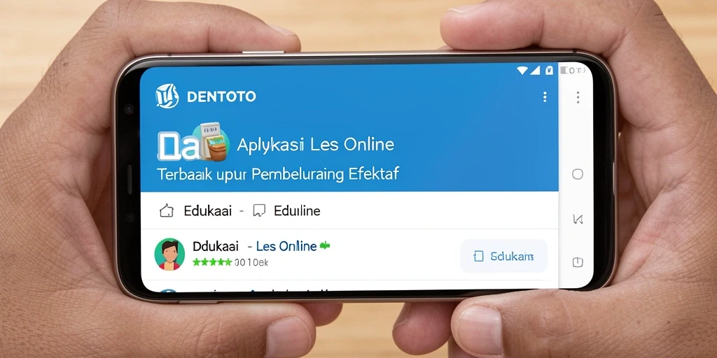 Antarmuka DENTOTO yang ramah pengguna dan interaktif.