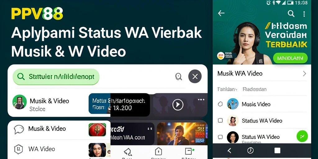 Tampilan antarmuka PPV88 yang menarik dan mudah digunakan untuk Status WA Video.