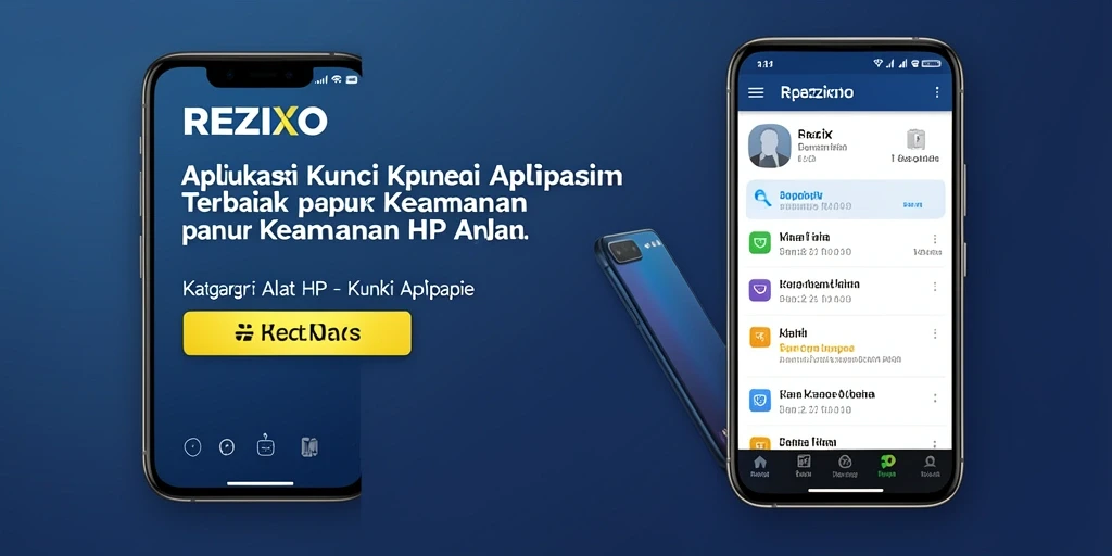 Tampilan antarmuka REZIXO yang intuitif dan modern.