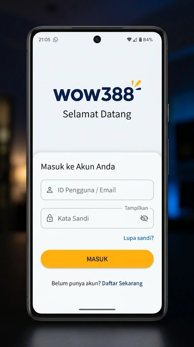 Masuk Akun wow388 untuk Pengguna Android